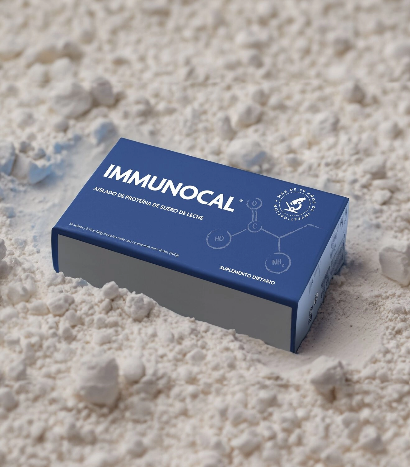 Caja de Immunocal y Vaso Mezclador